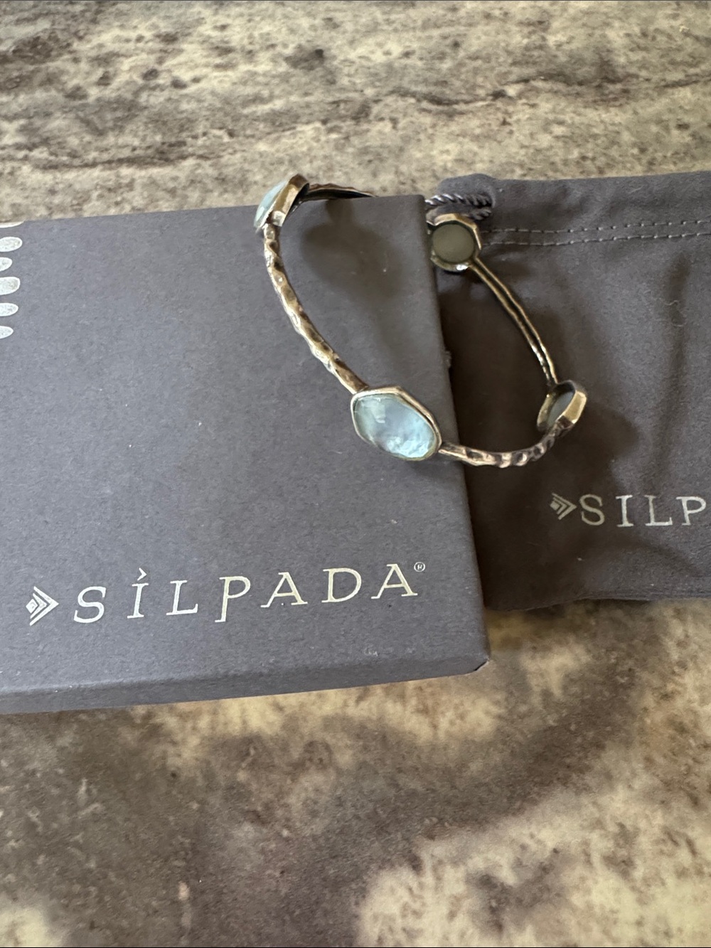 Silapada 925 mother of pearl bracelet